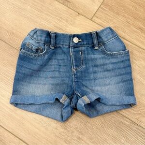 The Children's Place Girls Blue Denim “Shortie” Shorts